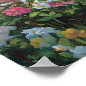 Happy Easter Bunny Wall Art Poster (Ecke)