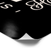 Happy Easter bunny western theme funny greetings Poster (Ecke)