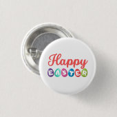 Happy Easter Button (Vorne & Hinten)
