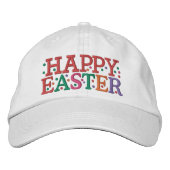 HAPPY EASTER Cap by SRF Bestickte Baseballkappe (Vorderseite)