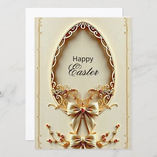 Happy Easter Card (Vorne/Hinten)