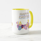 Happy Easter Chicks Tasse (VorderseiteRechts)