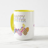 Happy Easter Chicks Tasse (Vorderseite Links)