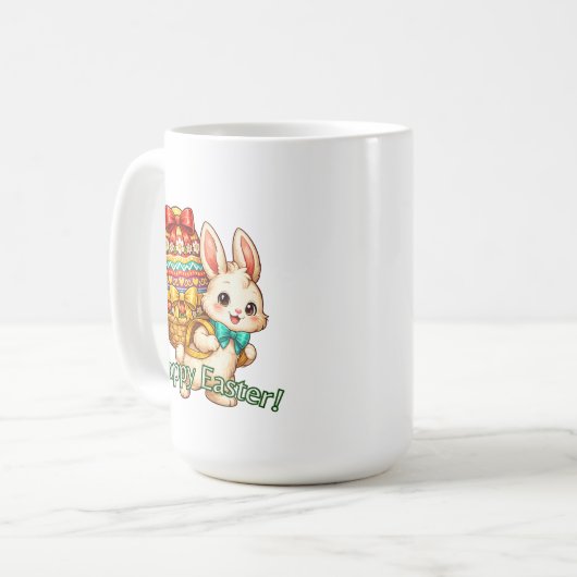 Happy Easter Coffee Mug Kaffeetasse (Vorderseite Links)