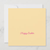 Happy Easter Collie and Chicks Magnet (Rückseite)