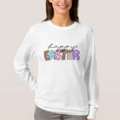 Happy Easter Colorful Cute T-Shirt (Vorderseite)