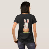 Happy Easter Colorful Eggs Spring Graphic T-Shirt (Schwarz voll)