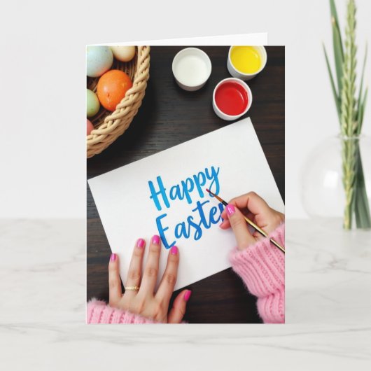 Happy Easter Creation Card Karte (Vorderseite)