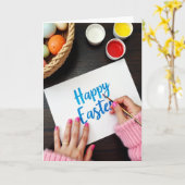 Happy Easter Creation Card Karte (Gelbe Blume)
