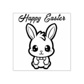 🐰Happy Easter Custom Bunny Blessings Gummistempel (Prägung)