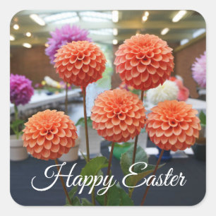 Happy Easter Dahlia Rose Toscano #1-1 Stickers