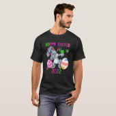 Happy-Easter Day 2022 Funny Dabbing Easter Bunny C T-Shirt (Vorne ganz)