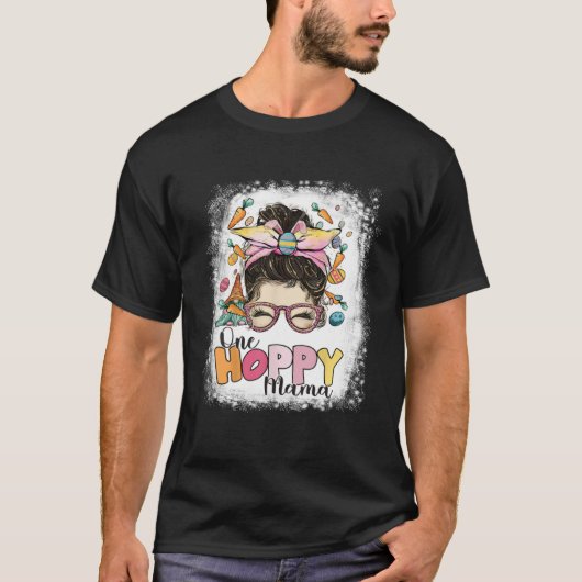 Happy Easter Day 2023 One Hoppy Mama Bunny Easter T-Shirt (Vorderseite)