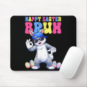Happy easter day bunny 67 six seven bruh rabbit 67 mousepad (Mit Mouse)