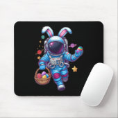 Happy Easter Day Bunny Egg Astronaut Space Boys Gi Mousepad (Mit Mouse)