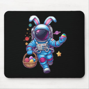 Happy Easter Day Bunny Egg Astronaut Space Boys Gi Mousepad