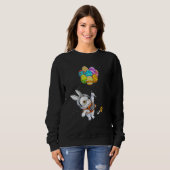 Happy Easter Day Bunny Egg astronaut Space Boys Gi Sweatshirt (Vorne ganz)