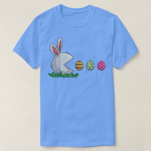 Happy Easter Day Bunny Egg Funny Boys Girls Kinder T-Shirt (Design vorne)