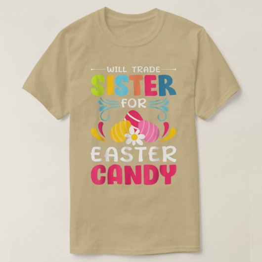 Happy Easter Day Bunny Egg Funny Boys Girls Kinder T-Shirt (Design vorne)