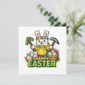 Happy Easter Day Bunny Egg Gamer Video  (Stehend Vorderseite)