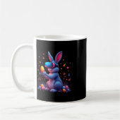 Happy Easter Day Bunny Egg Video Game Funny Vr Gam Kaffeetasse (Links)
