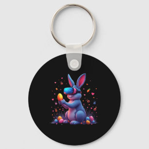 Happy Easter Day Bunny Egg Video Game Funny Vr Gam Schlüsselanhänger