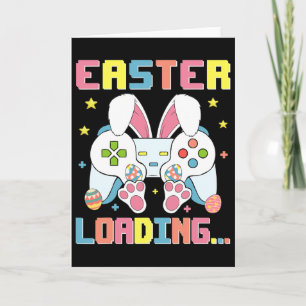 Happy Easter Day Bunny Oaster Loading Video Game B Karte