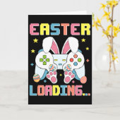 Happy Easter Day Bunny Oaster Loading Video Game B Karte (Gelbe Blume)