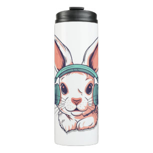 Happy Easter Day Egg Bunny Funny Gamer Boys Kinder Thermosbecher