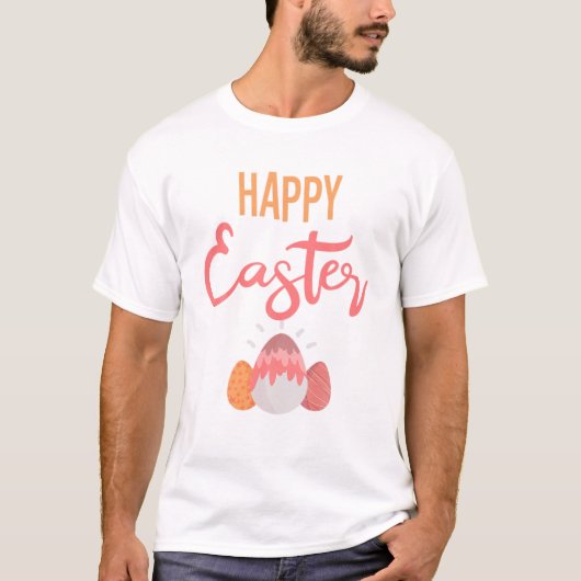 Happy Easter Day Egg T-Shirt (Vorderseite)