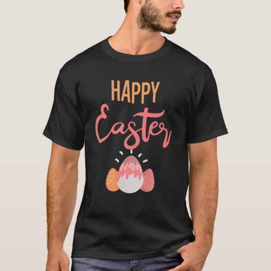 Happy Easter Day Egg T-Shirt (Vorderseite)