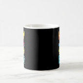 Happy Easter Day Funny Colorful Egg Jagen Kaffeetasse (Mittel)