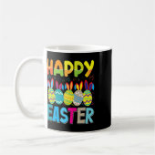 Happy Easter Day Funny Colorful Egg Jagen Kaffeetasse (Links)