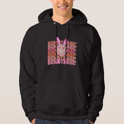 Happy Easter Day Niedlich Bunny Babe Rabbit Face G Hoodie (Vorderseite)