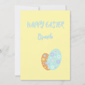 Happy Easter Decorative Eggs Einladung (Vorderseite)