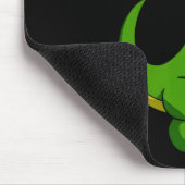 Happy Easter Dinosaur Bunny Oars Osterjunge Kinder Mousepad (Ecke)