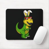 Happy Easter Dinosaur Bunny Oars Osterjunge Kinder Mousepad (Mit Mouse)