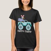 Happy Easter Dodo Bird Riding Monster Truck Toddle T-Shirt (Vorderseite)