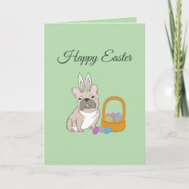 Happy Easter, dog Karte