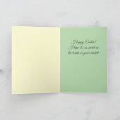 Happy Easter, dog Karte (Innenseite)