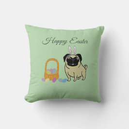 Happy Easter, dog Kissen