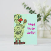 HAPPY EASTER DUCKIE Postkarte (Stehend Vorderseite)