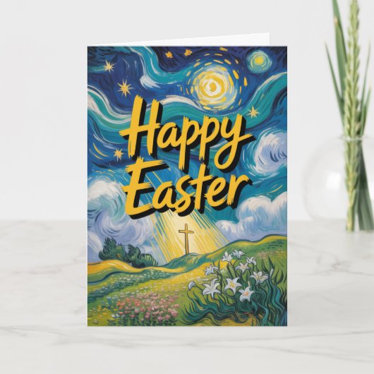 Happy Easter Easter Card Christian Religious Bulk Karte (Vorderseite)