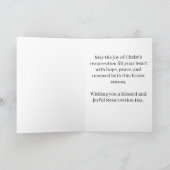 Happy Easter Easter Card Christian Religious Bulk Karte (Innenseite)