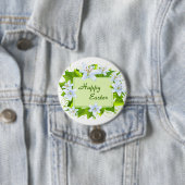 Happy Easter, Easter Lilies Button (Beispiel)