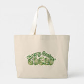Happy Easter -Easter Tote Bag Jumbo Stoffbeutel (Rückseite)
