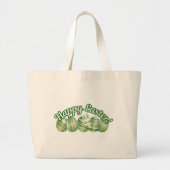 Happy Easter -Easter Tote Bag Jumbo Stoffbeutel (Vorne)