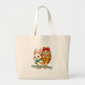 Happy Easter -Easter Tote Bag Jumbo Stoffbeutel (Vorne)
