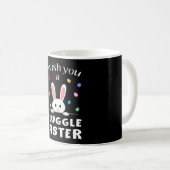 Happy Easter Egg Animal Bunny Oaster Funny Gift Kaffeetasse (VorderseiteRechts)