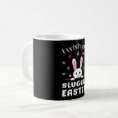 Happy Easter Egg Animal Bunny Oaster Funny Gift Kaffeetasse (Vorderseite Links)